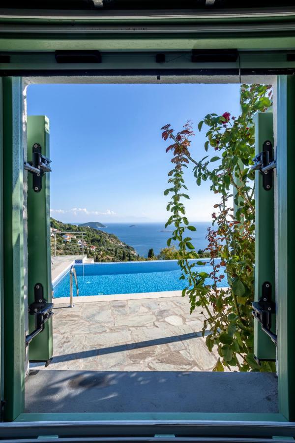 Olea Skopelos Villas With Swimming Pools & Sea View Panormos  Ngoại thất bức ảnh