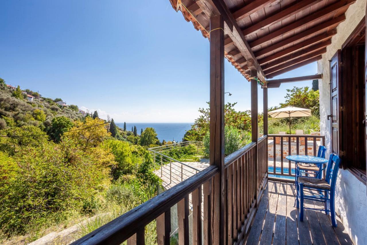 Olea Skopelos Villas With Swimming Pools & Sea View Panormos  Ngoại thất bức ảnh