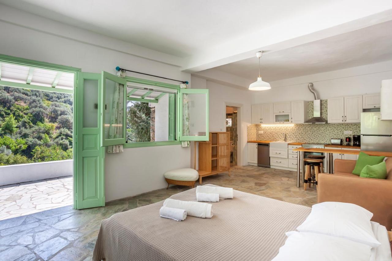 Olea Skopelos Villas With Swimming Pools & Sea View Panormos  Ngoại thất bức ảnh