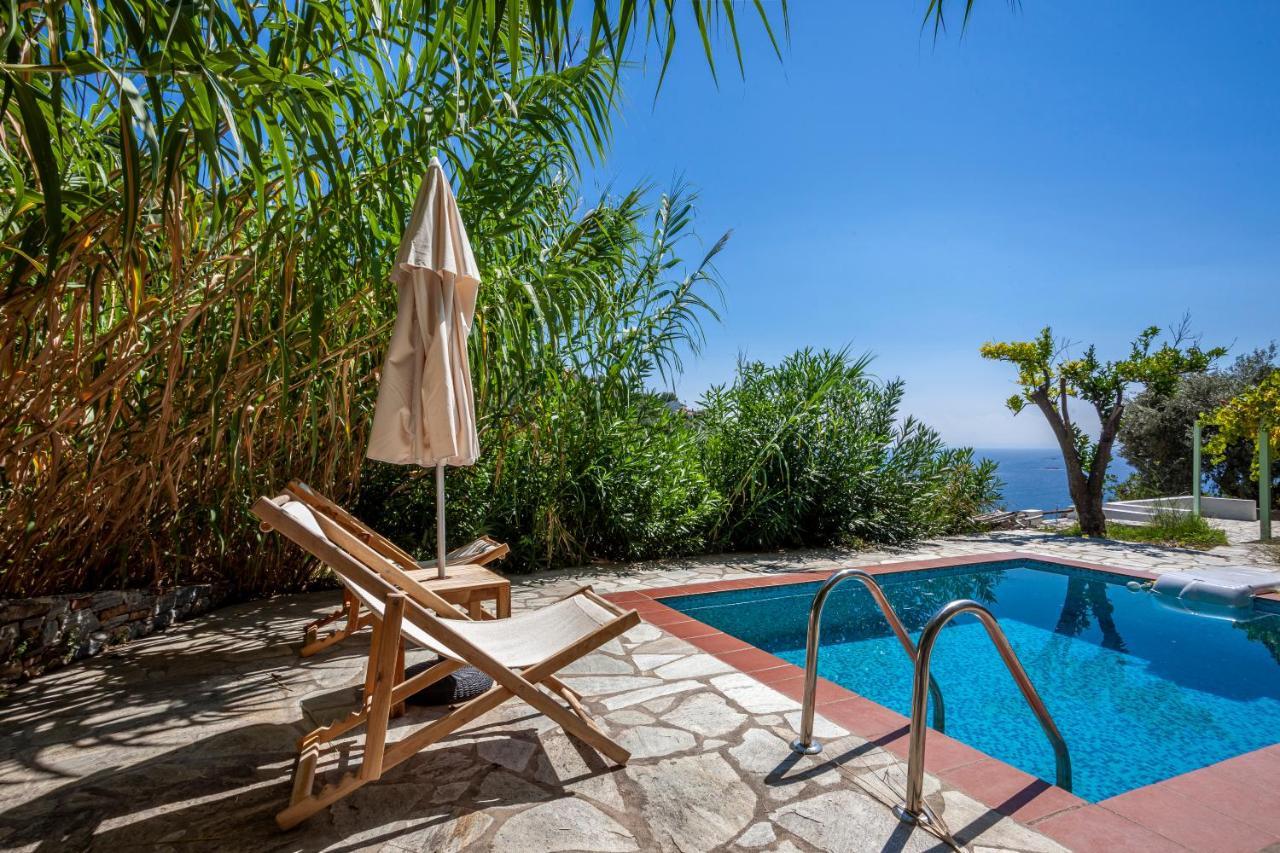 Olea Skopelos Villas With Swimming Pools & Sea View Panormos  Ngoại thất bức ảnh