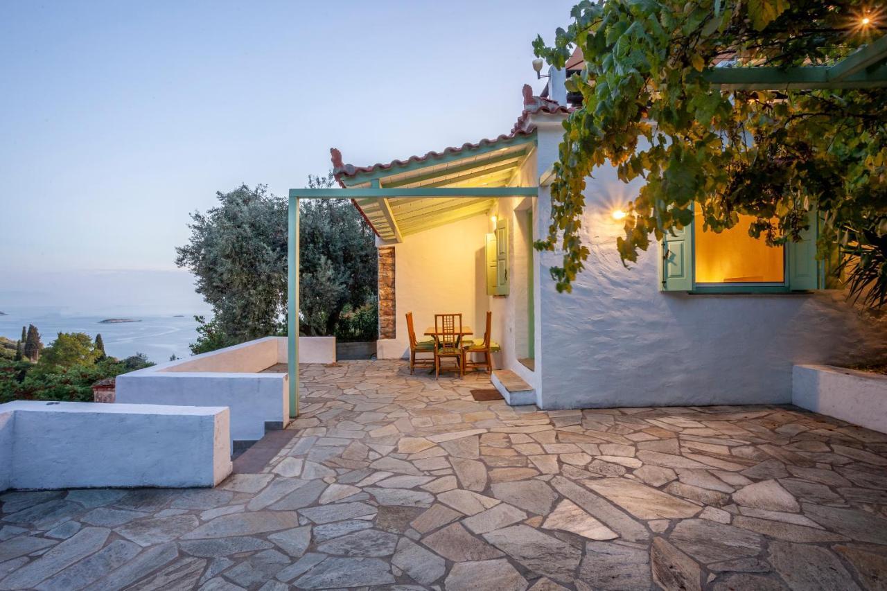 Olea Skopelos Villas With Swimming Pools & Sea View Panormos  Ngoại thất bức ảnh