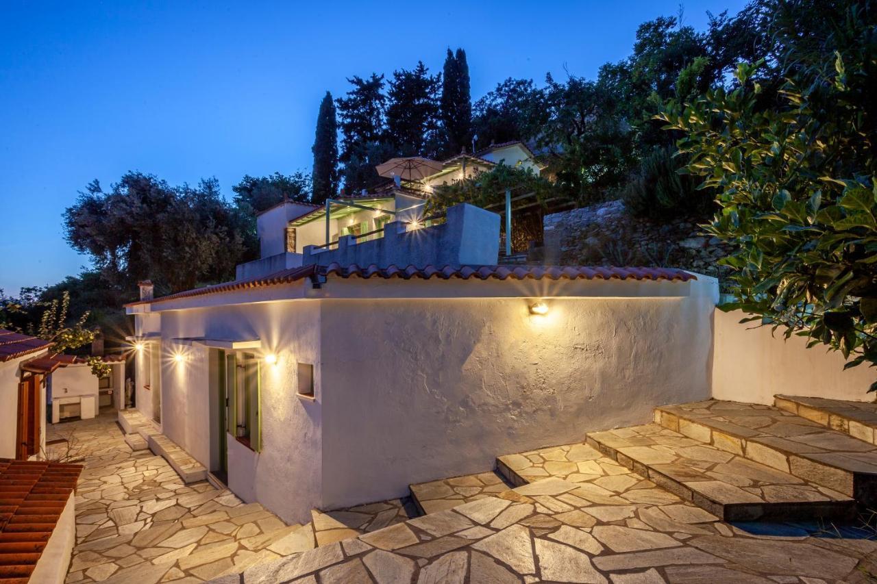 Olea Skopelos Villas With Swimming Pools & Sea View Panormos  Ngoại thất bức ảnh