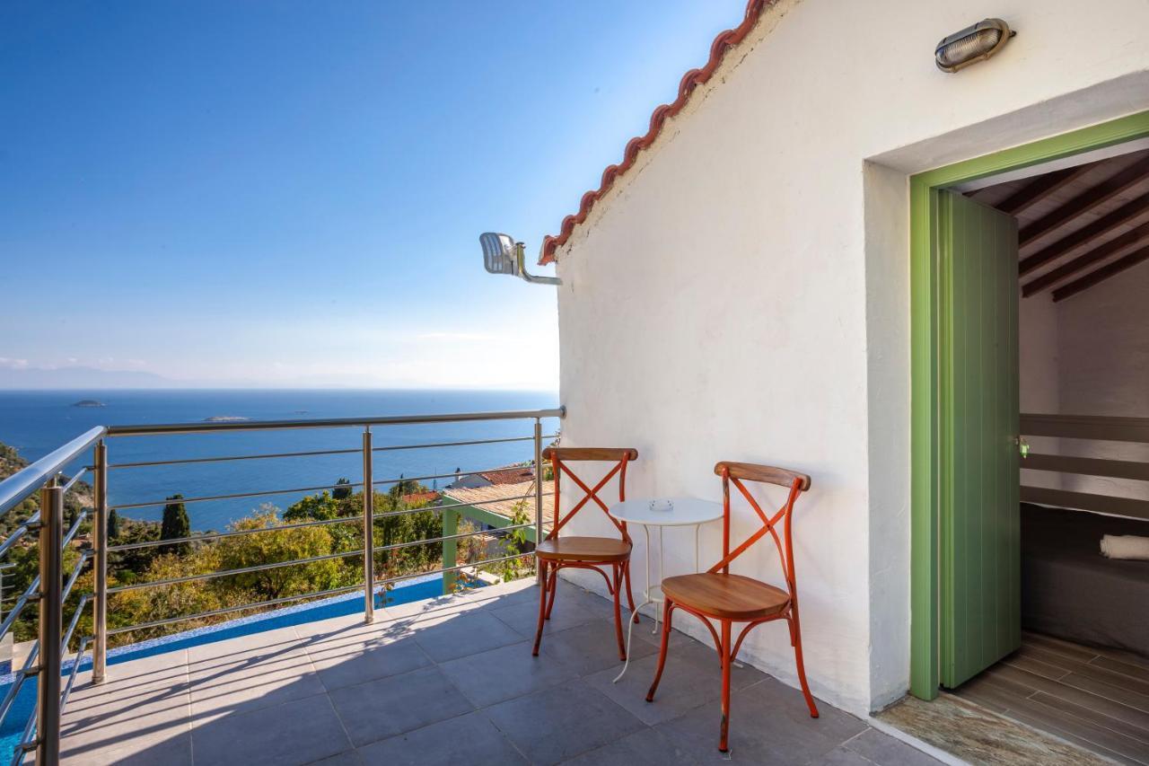 Olea Skopelos Villas With Swimming Pools & Sea View Panormos  Ngoại thất bức ảnh