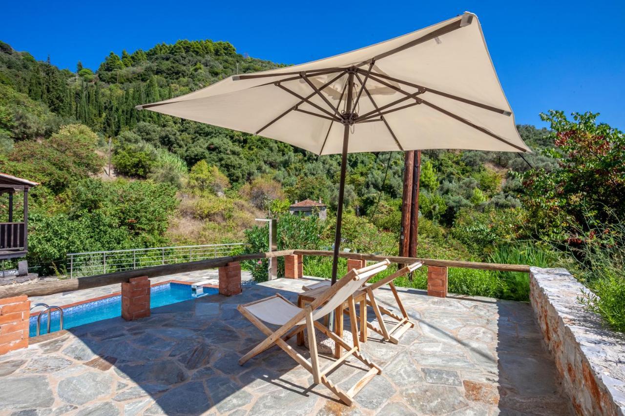 Olea Skopelos Villas With Swimming Pools & Sea View Panormos  Ngoại thất bức ảnh